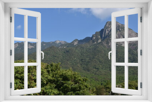 Fototapeta Naklejka Na Ścianę Okno 3D - Mt. Mocchomu in Yakushima