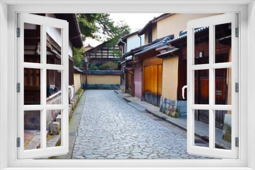 Fototapeta Naklejka Na Ścianę Okno 3D - Nagamachi Samurai District, Kanazawa