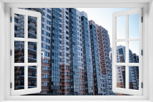 Fototapeta Naklejka Na Ścianę Okno 3D - View of the new residential buildings in Voronezh, Russia.