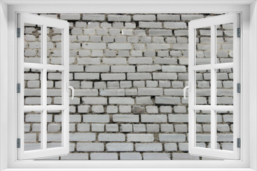 Fototapeta Naklejka Na Ścianę Okno 3D - brick wall texture