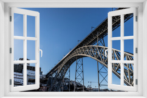 Fototapeta Naklejka Na Ścianę Okno 3D - Le Pont Dom-Luís I à Porto