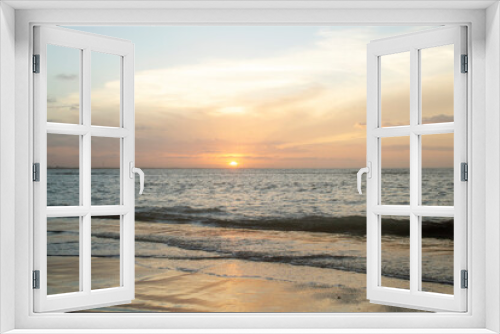 Fototapeta Naklejka Na Ścianę Okno 3D - sunset 5