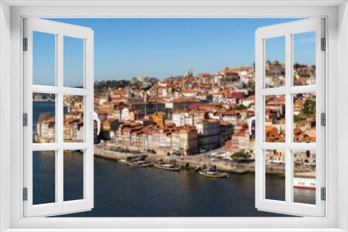 Panorama sur Porto Ribeira depuis le belvédère de Gaia