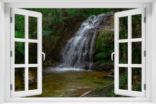 Fototapeta Naklejka Na Ścianę Okno 3D - Foto cachoeira 