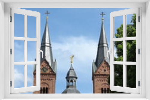 Fototapeta Naklejka Na Ścianę Okno 3D - Einhard – Basilika in Seligenstadt