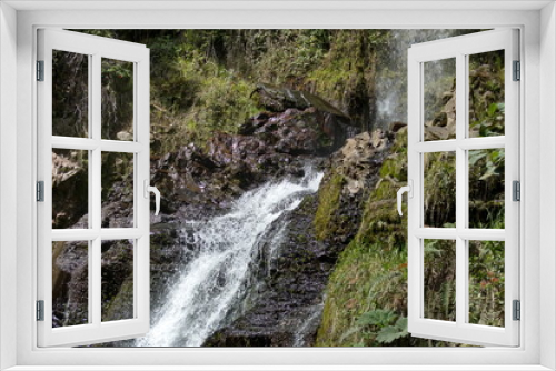 Fototapeta Naklejka Na Ścianę Okno 3D - Taxopamba Waterfall outside of Otavalo, Ecuador