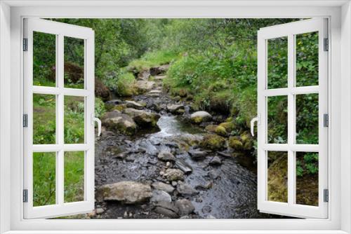 Fototapeta Naklejka Na Ścianę Okno 3D - Tal Thorsmörk im Süden Island - durch das Schmelzwasser der Gletscher Tindfjallajökull und Eyjafjallajökull geformtes Tal in der Gemeinde Rangárþing eystra in Island