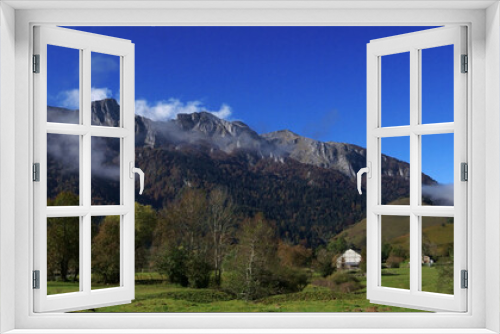 Fototapeta Naklejka Na Ścianę Okno 3D - panorama et campagne