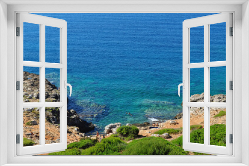 Fototapeta Naklejka Na Ścianę Okno 3D - Colorful Mediterranean Coast. Salento, South Italy