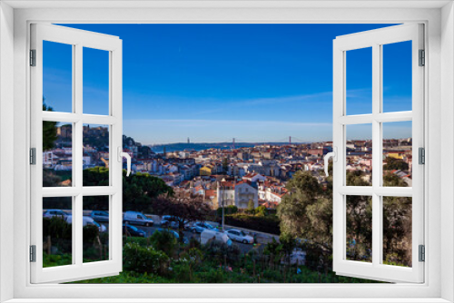 Fototapeta Naklejka Na Ścianę Okno 3D - Lisbona