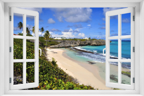 Fototapeta Naklejka Na Ścianę Okno 3D - LONG BAY, Barbados