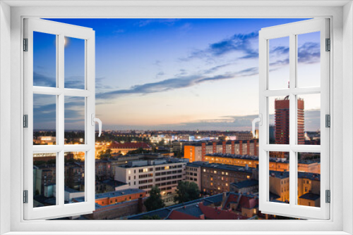 Fototapeta Naklejka Na Ścianę Okno 3D - Panorama Poznania