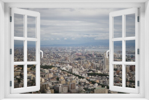Fototapeta Naklejka Na Ścianę Okno 3D - 神戸市遠景