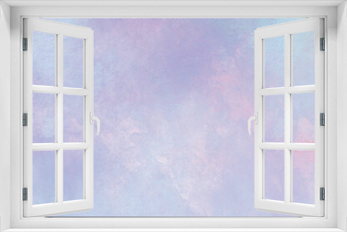 Fototapeta Naklejka Na Ścianę Okno 3D - Watercolor paper background. Abstract Painted Illustration. Abstract fantasy light blue, pink and purple shades watercolor aquarelle painted background on white paper texture.