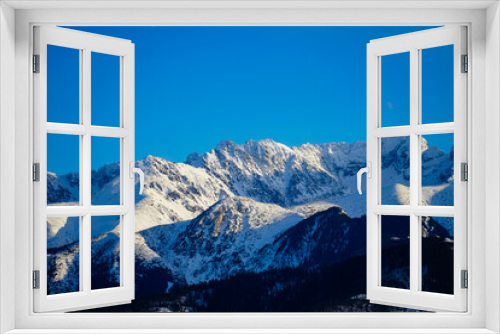 Fototapeta Naklejka Na Ścianę Okno 3D - Tatra-Mountains-winter-zima