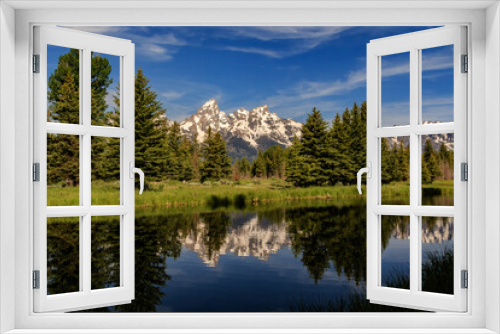 Fototapeta Naklejka Na Ścianę Okno 3D - Grand Teton National Park
