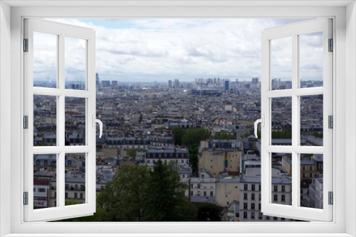 vue sur Paris depuis la basilique du Sacré cœur 