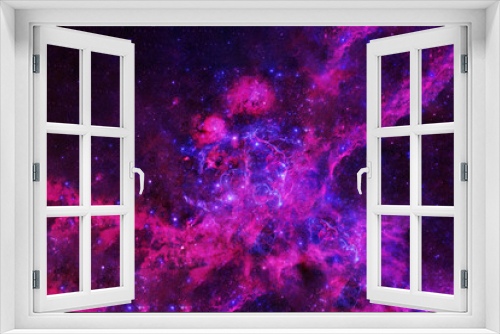 Fototapeta Naklejka Na Ścianę Okno 3D - A beautiful galaxy in deep space. Elements of this image furnished by NASA