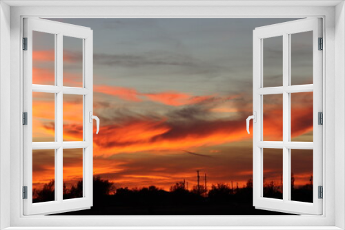Fototapeta Naklejka Na Ścianę Okno 3D - Texas Sunsets