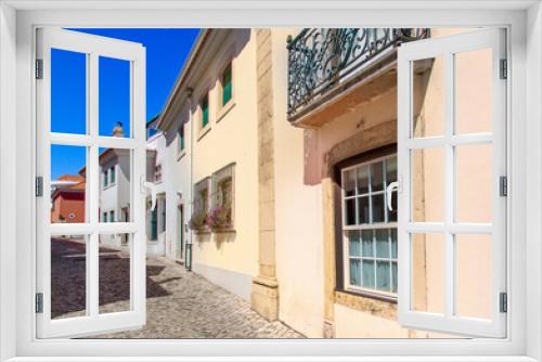 Fototapeta Naklejka Na Ścianę Okno 3D - Portugal, Scenic streets of coastal resort town of Cascais in historic city center.