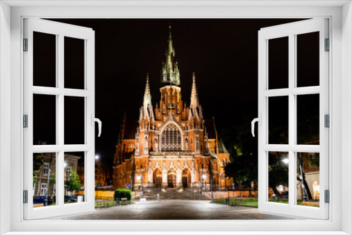 Fototapeta Naklejka Na Ścianę Okno 3D - Krakow church in Podgórze