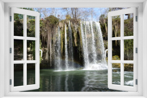 Fototapeta Naklejka Na Ścianę Okno 3D - wodospady turca