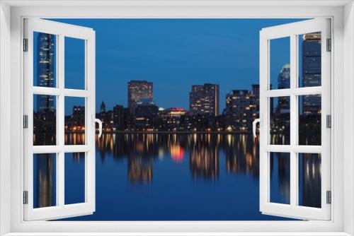 Fototapeta Naklejka Na Ścianę Okno 3D - Boston Skyline