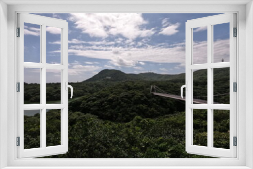 Fototapeta Naklejka Na Ścianę Okno 3D - バンナ公園の風景、石垣島、沖縄