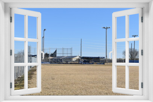 Fototapeta Naklejka Na Ścianę Okno 3D - Baseball Field