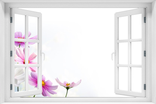 Fototapeta Naklejka Na Ścianę Okno 3D - kwiaty