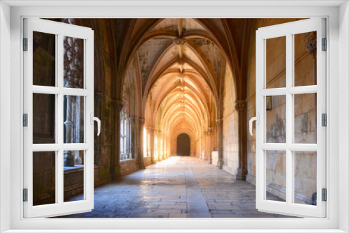 Königlicher Kreuzgang im Kloster von Batalha, Portugal