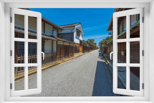 Fototapeta Naklejka Na Ścianę Okno 3D - 滋賀県　近江八幡の町並み