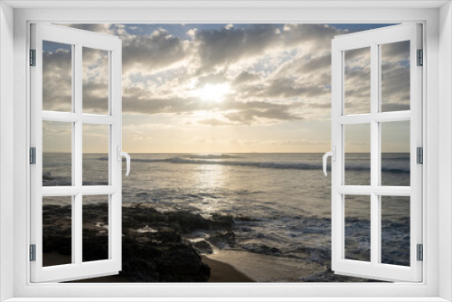Fototapeta Naklejka Na Ścianę Okno 3D - Aguadilla Beach Puerto Rico Sunset