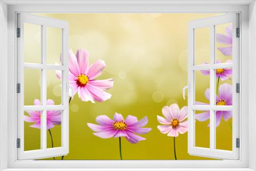 Fototapeta Naklejka Na Ścianę Okno 3D - kwiaty