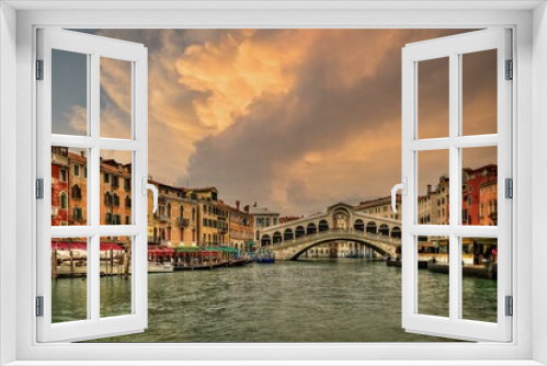 Fototapeta Naklejka Na Ścianę Okno 3D - Rialto - Venise