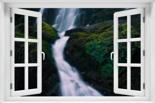 Fototapeta Naklejka Na Ścianę Okno 3D - Zen waterfall