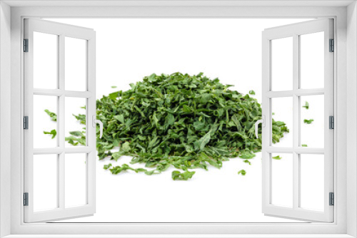 Fototapeta Naklejka Na Ścianę Okno 3D - Dried parsley isolated on a white