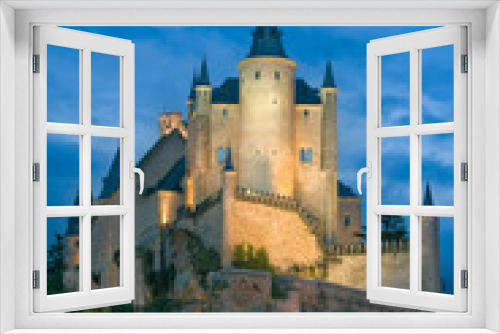 Fototapeta Naklejka Na Ścianę Okno 3D - Alcazar of Segovia, Castilla y Leon, Spain