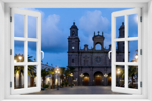 Fototapeta Naklejka Na Ścianę Okno 3D - Santa Ana Cathedral in Las palmas of Gran Canaria
