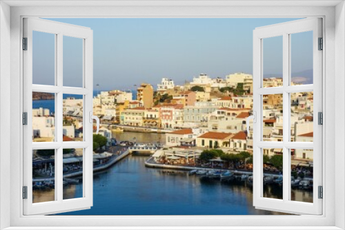 Fototapeta Naklejka Na Ścianę Okno 3D - Agios Nikolaos (Saint Nicholas), Crete, Greece