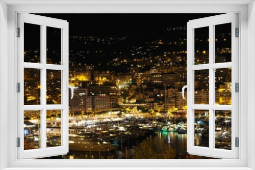 Fototapeta Naklejka Na Ścianę Okno 3D - Nights in Monaco