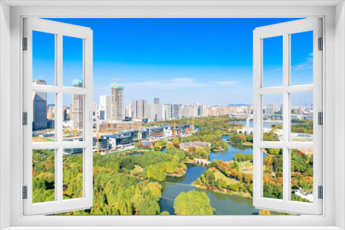 Fototapeta Naklejka Na Ścianę Okno 3D - Urban scenery of Wuxi City, Jiangsu Province