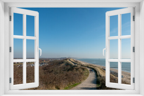 Fototapeta Naklejka Na Ścianę Okno 3D - Dünenlandschaft bei Zoutelande an der niederländischen Küste