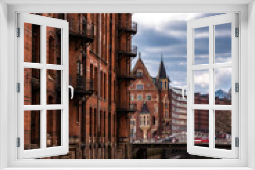 Fototapeta Naklejka Na Ścianę Okno 3D - Hamburg