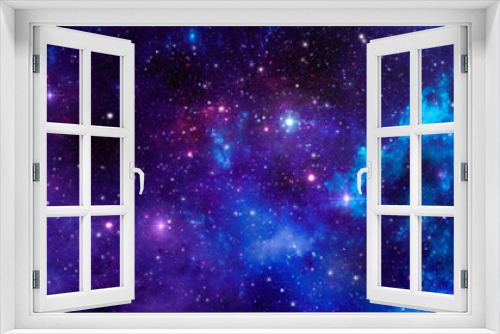 Fototapeta Naklejka Na Ścianę Okno 3D - Abstract cosmic background of the starry sky and nebulae