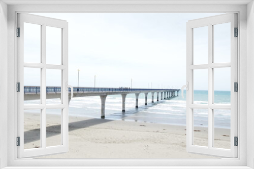 Fototapeta Naklejka Na Ścianę Okno 3D - New Brighton Beach (Christchurch)