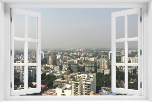 Fototapeta Naklejka Na Ścianę Okno 3D - dhaka city scape