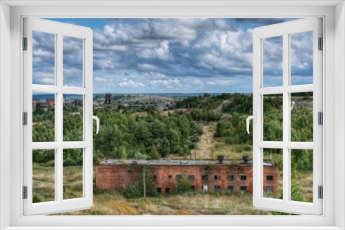 Fototapeta Naklejka Na Ścianę Okno 3D - old abandoned factory