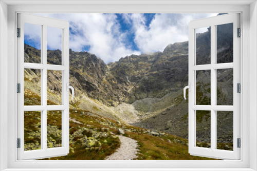 Fototapeta Naklejka Na Ścianę Okno 3D - Kozia Valley rock landscape in the High Tatras.