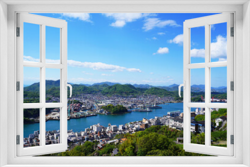 Fototapeta Naklejka Na Ścianę Okno 3D - 広島県尾道市の風景